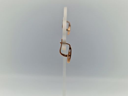 Zelta auskari ar cirkoniju, 1.65 g