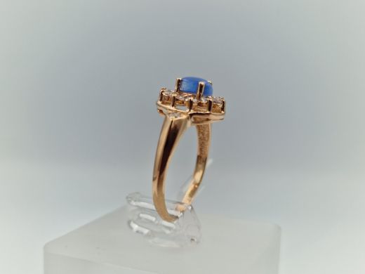 Zelta gredzens ar cirkoniju, 2.31 g, izm. 16.5