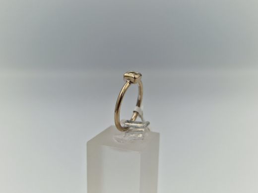 Zelta gredzens ar briljantu, 2.32 g, izm. 16.5