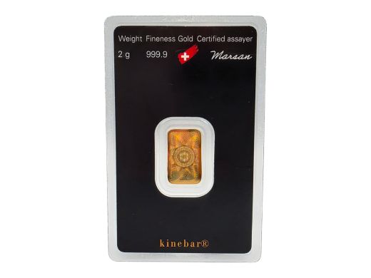 Zelta kulons, 2.00 g