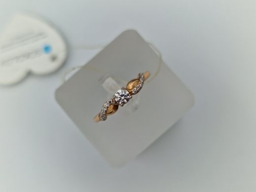 Zelta gredzens, 1.17 g, izm. 17