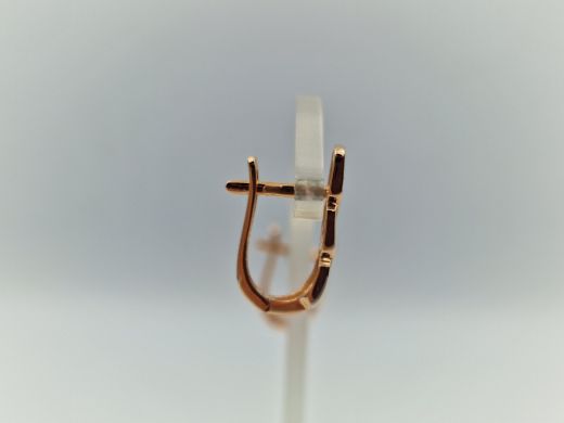 Zelta auskari ar cirkoniju, 2.3 g