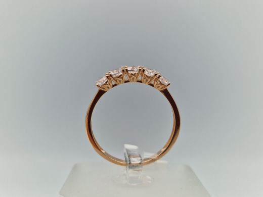 Zelta gredzens ar cirkoniju, 1.93 g, izm. 19