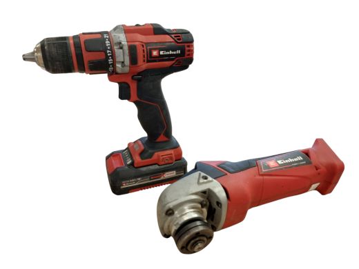 Einhell Te-Cd 18/40 Li + Te-Ag 18/115 Li