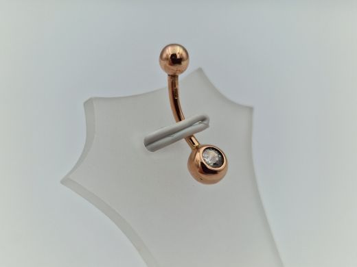 Золотой кулон с цирконом, 0.87 г