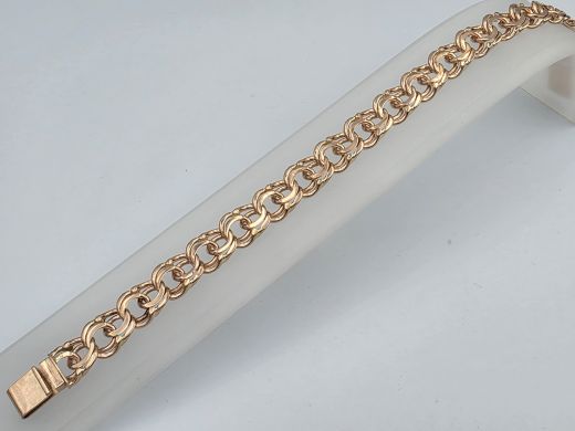 Gold bracelet, 33.21 g, size 24