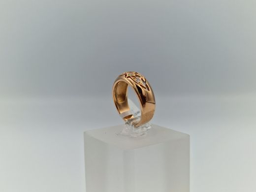 Zelta gredzens ar briljantu, 4.29 g, izm. 16.5