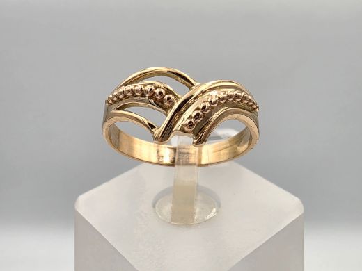 Золотое кольцо, 3.06 г, разм. 17.5