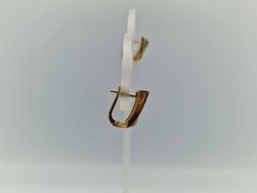 Zelta auskari ar cirkoniju, 4.35 g