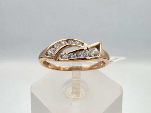 Gold ring, 2.33 g, size 19