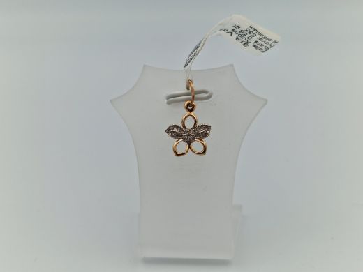 Zelta kulons ar cirkoniju, 0.58 g