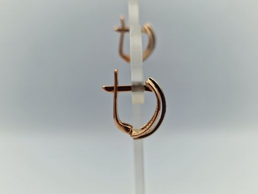 Zelta auskari ar cirkoniju, 3.35 g