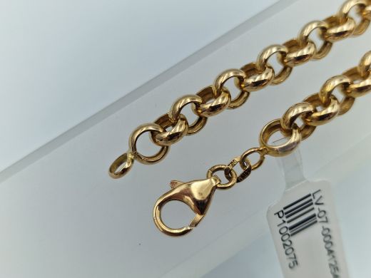 Zelta rokassprādze, 8.94 g, izm. 20