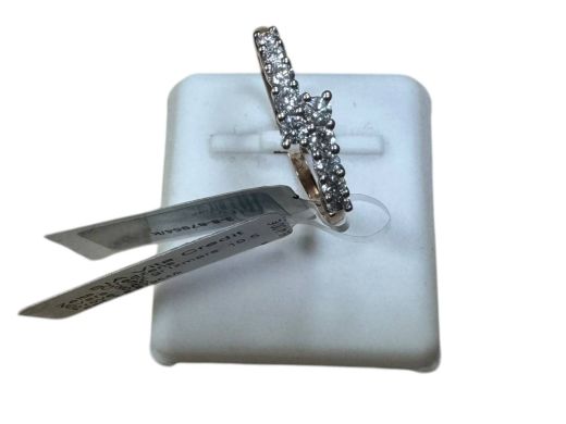 Zelta gredzens ar briljantu, 2.32 g, izm. 19.5