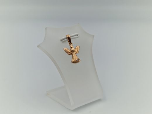 Золотой кулон с цирконом, 0.63 г