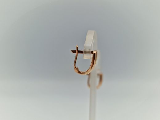 Zelta auskari ar cirkoniju, 1.44 g