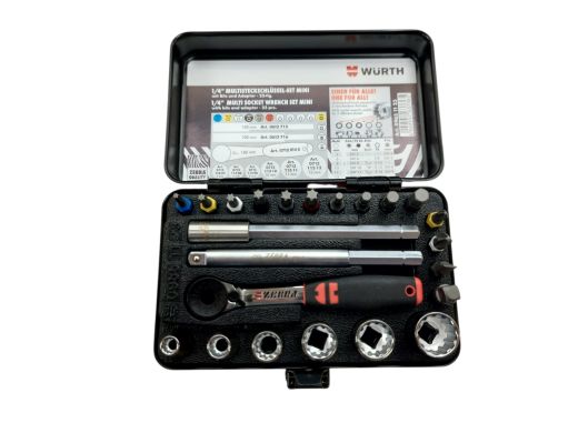 Wurth 1/4 multi socket wrench set mini 