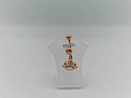 Zelta kulons ar cirkoniju, 1.56 g