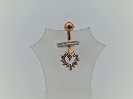 Золотой кулон с цирконом, 1.39 г