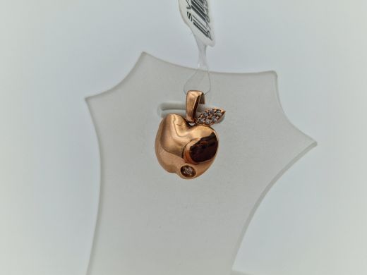 Zelta kulons ar cirkoniju, 0.45 g