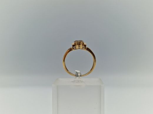 Zelta gredzens ar cirkoniju, 3.05 g, izm. 18.5