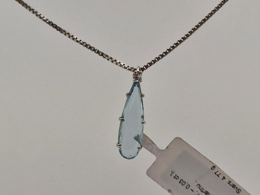 Золотая цепочка с бриллиантами, 4.77 г