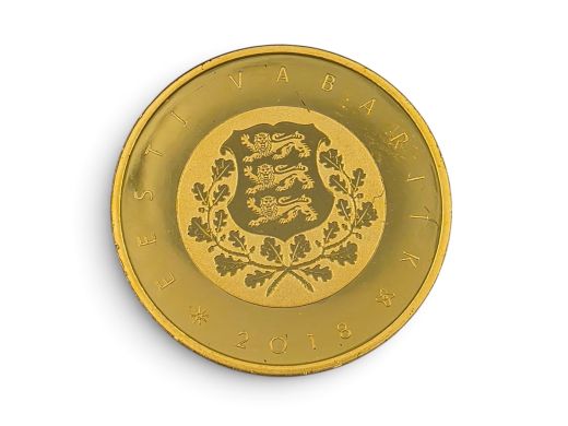 Kuldne münt, 5.65 g — Eesti 2018.g.