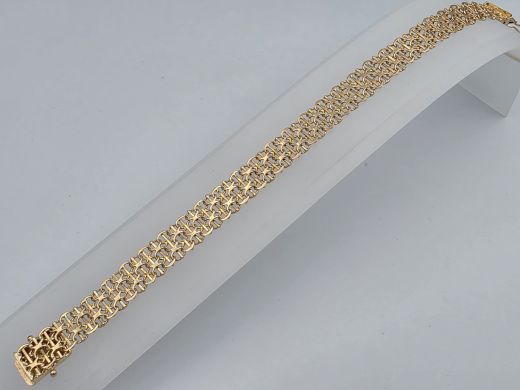 Золотой браслет, 12.64 г, разм. 20 cm
