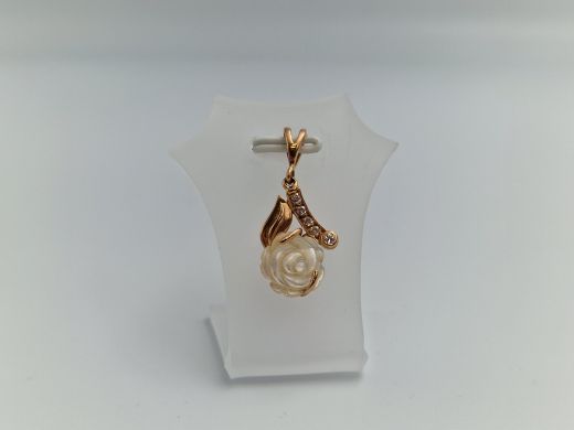 Zelta kulons ar cirkoniju, 1.82 g