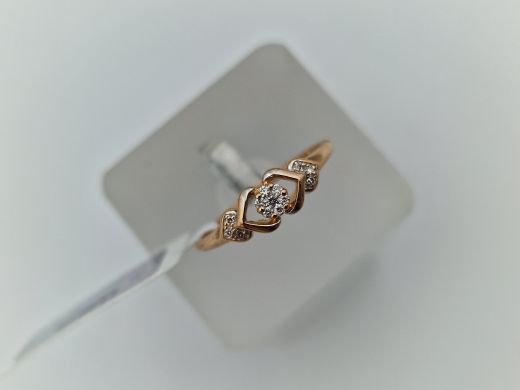 Золотое кольцо, 1.33 г, разм. 17