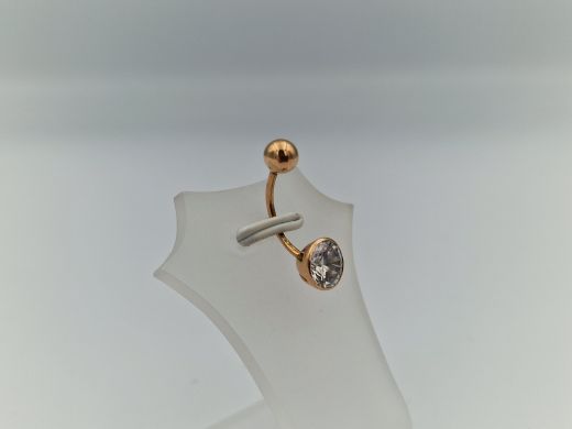 Золотой кулон с цирконом, 1.33 г