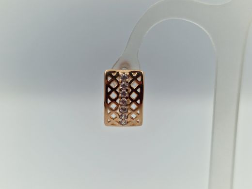 Zelta auskari ar cirkoniju, 3.03 g