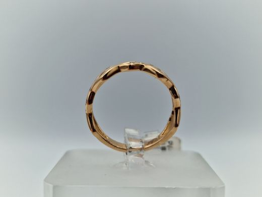 Золотое кольцо с цирконом, 2.8 г, разм. 16.5
