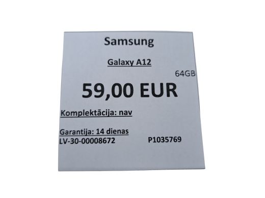 Samsung Galaxy A12 64 gb