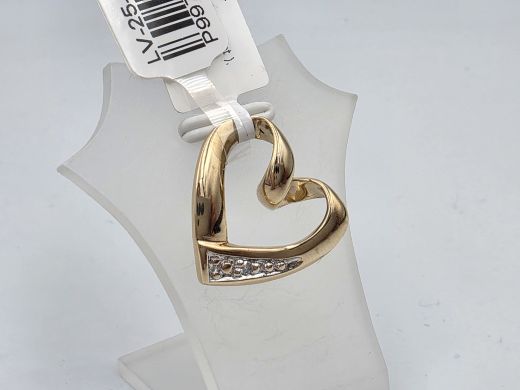 Zelta kulons ar briljantu, 1.66 g