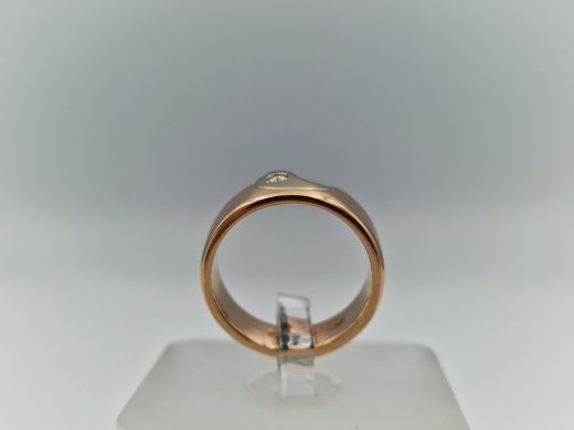 Zelta gredzens ar briljantiem, 4.49 g, izm. 15.2