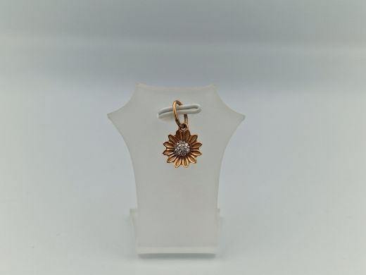 Zelta kulons ar cirkoniju, 0.8 g