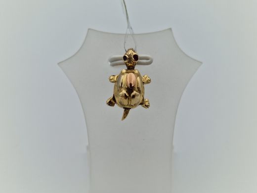 Zelta kulons ar cirkoniju, 2.29 g