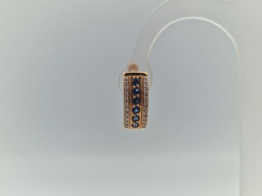 Zelta auskari ar cirkoniju, 4.13 g