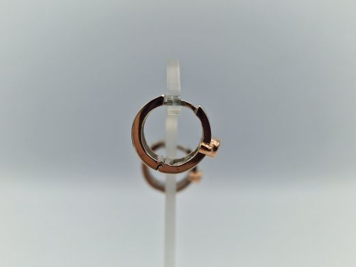 Zelta auskari ar cirkoniju, 7.78 g