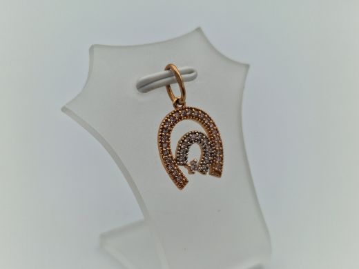 Золотой кулон с цирконом, 1.4 г