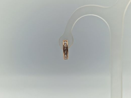 Zelta auskari ar cirkoniju, 2.42 g