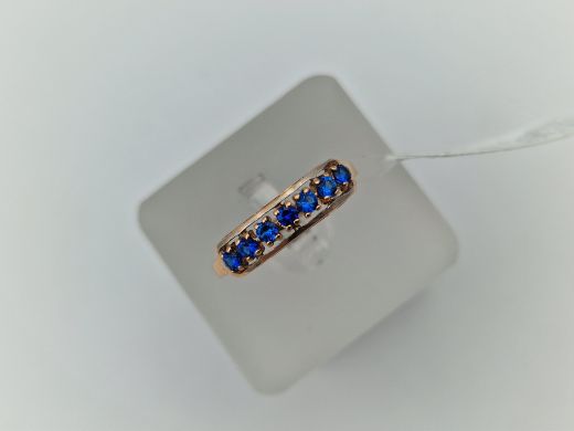 Золотое кольцо с цирконом, 1.9 г, разм. 16