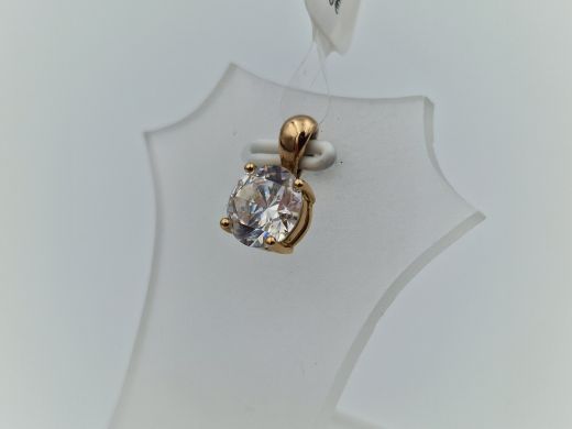 Zelta kulons ar cirkoniju, 1.12 g