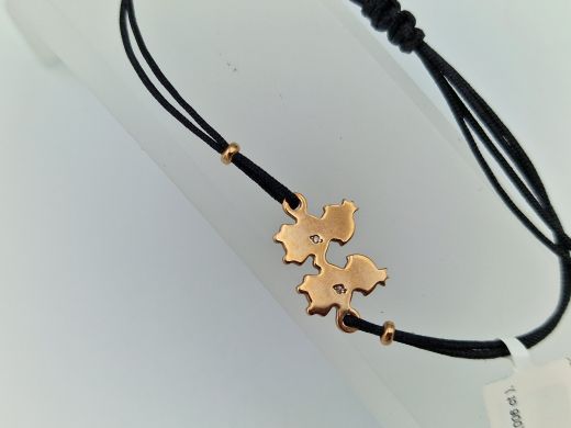 Золотой браслет с бриллиантом, 1.55 г