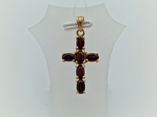 Золотой кулон с цирконом, 2.31 г