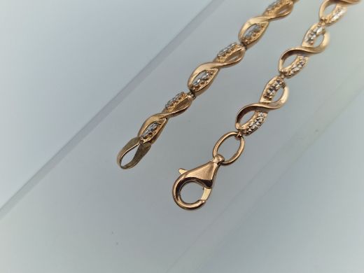 Zelta rokassprādze, 6.86 g, izm. 20