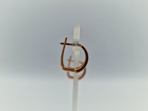 Zelta auskari ar cirkoniju, 2.38 g