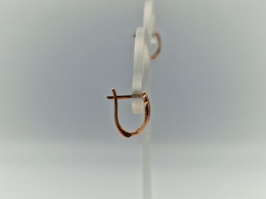 Zelta auskari ar cirkoniju, 1.94 g