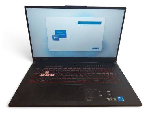 Asus Tuf Gamin F17 512 gb